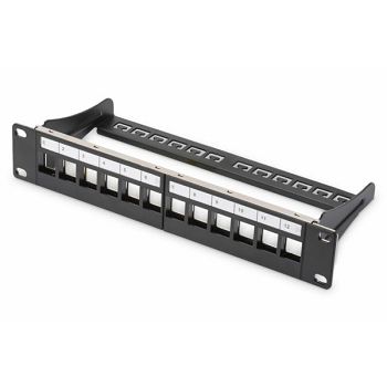 DIGITUS Modular Patch Panel, 12-port, 10", blank, 1U