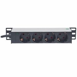 NaviaTec 10” 4x Schuko Power Distribution Unit 1U