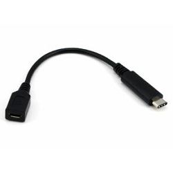 NaviaTec USB type C to USB 2.0 micro B female jack 1,0m cable