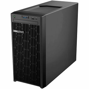 DELL EMC PowerEdge T150, 4x3.5", Intel Xeon E-2314 (2.8GHz, 8MB, 4C/4T, Turbo (65W)), 16GB UDIMM 3200MT/s, 2TB 7.2K RPM SATA Cabled, no controller, iDRAC9 Basic, TPM 2.0 V3, BCM 5720 DP, On-Board LOM,