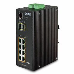 Planet 8P Gigabit POE 2 SFP Managed Switch