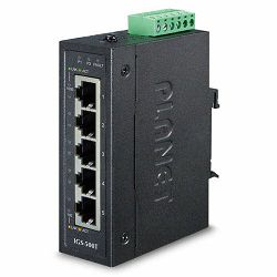 Planet Compact Industrial 5-Port 10 100 1000T Gigabit Ethernet Switch