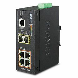 Planet L2 Industrial 4-Port GbE 802.3at PoE 2-Port 100 1000X SFP
