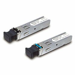 Planet Single Mode 20KM, 100Mbps SFP fiber transceiver (-40 to 75C)