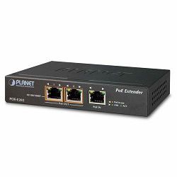 Planet 1-Port 802.3at PoE to 2-Port 802.3af at Gigabit PoE Extender