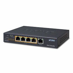 Planet 1-Port Ultra PoE to 4-Port 802.3af at Gigabit PoE Extender