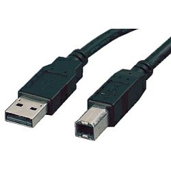 Roline USB2.0 kabel TIP A-B M/M, 0.8m, bež