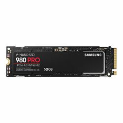 Samsung SSD 500GB M.2 PCI-E NVMe Gen4 980 PRO