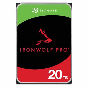 Seagate 20 TB 3,5" HDD, Ironwolf PRO, 7200 RPM, 256MB
