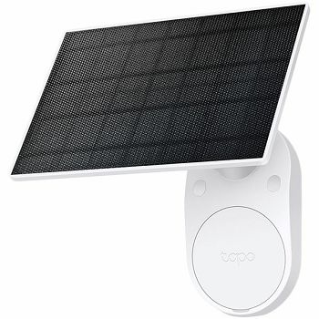 TP-LINK Tapo Solar Panel, Max.Charg: 5.2V; 2.5W, Type-C charging Port, Non-Stop Power,  Flexible Solar Installation, Works with Tapo Battery Camera, 4m Charging Cable(Total), Weatherproof (IP65), (wor