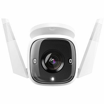 3MP indoor & outdoor IP camera, 30m Night Vision, IP66 dust & water proof, Motion Detection and Notification, 2-way Audio, supports Micro SD card storage, easy setup with APP