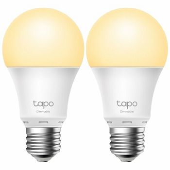 TP-Link Tapo L510E Smart Wi-Fi Light Bulb, Dimmable, E27 base, 2700K, 220V, 50/60 Hz, 60W Equivalent, Energy Class A+, 2.4GHz, 802.11b/g/n, Tapo APP, Works with Alexa and Google Assistant, Timer and S