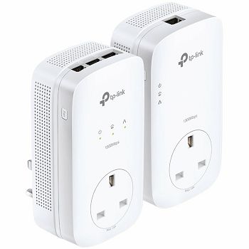 TP-Link AV1300 3-Port Gigabit Passthrough Powerline Starter Kit