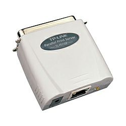TP-Link Print Server paralel port, RJ-45 port