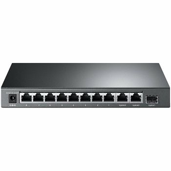 8-port 10/100Mbps Unmanaged PoE switch with 2 Gigabit RJ45 + 1 Gigabit SFP uplink ports, 8 802.3af/at PoE port, Power budget up to 124W, support 250m Extend Mode, Isolation Mode and PoE Auto Recovery 