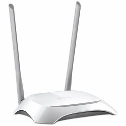 Router TP-Link TL-WR840N, 2,4GHz Wireless N 300Mbps, 4 x 10/100Mbps LAN Ports, 1 x 10/100Mbps WAN Port, Fixed Omni Directional Antenna 2 x 5dBi