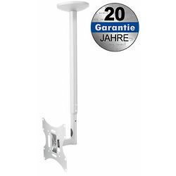 Transmedia Height-adjustable suspension bracket for LCD 25-76cm, White