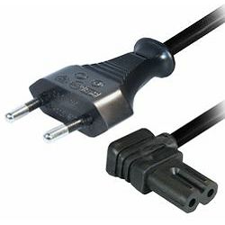 Transmedia AC Power Cord 1,5m, Angled