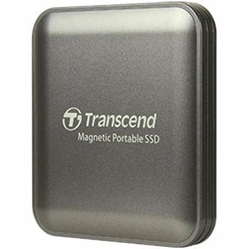 TRANSCEND 2TB, External SSD, ESD420C, USB 20Gbps, Type C, Magsafe, Iron Gray