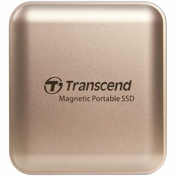 TRANSCEND 4TB, External SSD, ESD420G, USB 20Gbps, Type C, Magsafe, Gold