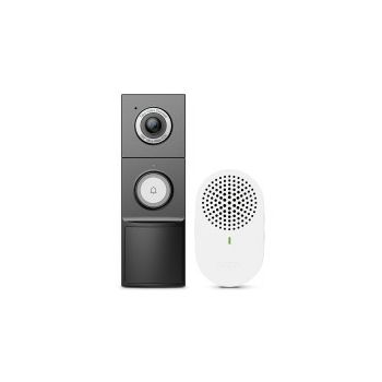 TP-Link Tapo Smart bežično zvono za vrata s video kamerom 2K 5MP 2560×1920px, 180° dijagonalno, 3DNR, WDR, dvosmjerni audio, 16x zoom, detekcija pokreta, FC night vision, glasovna kontrola, IP66