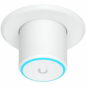 UBIQUITI U6 Mesh, WiFi 6, 6 spatial streams, 140 m² (1,500 ft²) coverage, 300+ connected devices, Powered using PoE, GbE uplink, Versatile tabletop, wall, and pole mounting, Weatherproof (outdoor expo