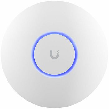 UBIQUITI U6+, WiFi 6, 4 spatial streams, 140 m² (1,500 ft²) coverage, 300+ connected devices, Powered using PoE, GbE uplink.