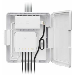 Ubiquiti Networks outdoor weatherproof enclosure designed for use with the UniFi Switch Flex