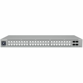 Ubiquiti 48-port, Layer 3 Etherlighting switch with 2.5 GbE, 16x 2.5 GbE RJ45 ports, 32x  GbE RJ45 ports, 4x 10G SFP+ ports