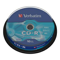 CD-R Verbatim 700MB 52× DataLife 10 pack spindle EP