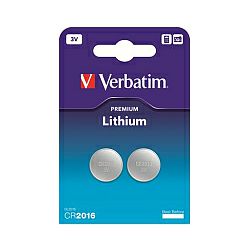 Verbatim CR2016 Lithium baterija, 3V (2 kom./pakiranje)