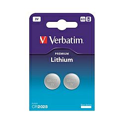 Verbatim CR2025 Lithium baterija, 3V (2 kom./pakiranje)