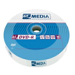 DVD-R MyMedia 4.7GB 16× Matt Silver, Wrap pakiranje 10 kom.