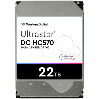 HDD Server WD/HGST ULTRASTAR DC HC570 (3.5’’, 22TB, 512MB, 7200 RPM, SATA 6Gb/s, 512E SE NP3), SKU: 0F48155