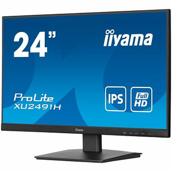 IIYAMA Monitor LED XU2491H-B1  23.8" IPS 1920 x 1080 100Hz  300 cd/m 1300:1 0.5ms HDMI DP Titl 3y