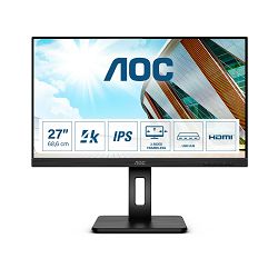 AOC IPS 27" U27P2CA, 2xHDMI, DP, USB-C, HAS, zuč.