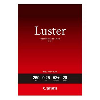 Canon Photo 	Luster Paper LU101 - A3+ - 20L