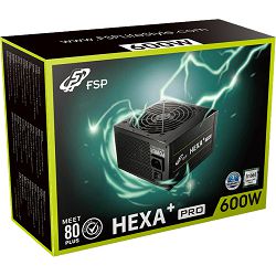Fortron napajanje Hexa+ PRO 600W, 80+,active,12 cm