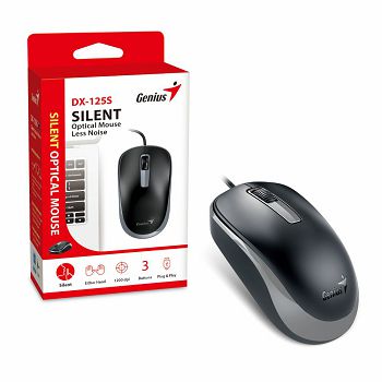 Genius DX-125S, optički miš, silent, USB