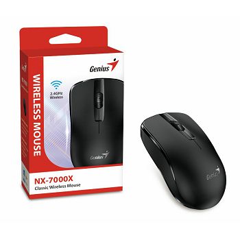Genius NX-7000X, bežični miš, crni
