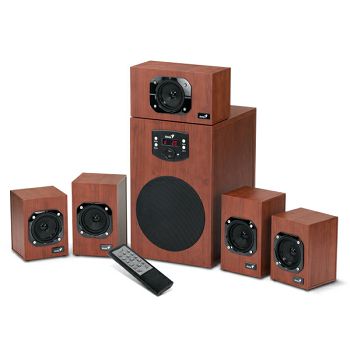 Genius zvučnici SW-HF5.1 4600 II, 125W, drveni