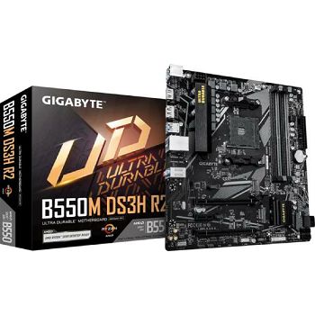 Gigabyte B550M-DS3H R2, AM4, S3, U3, mATX