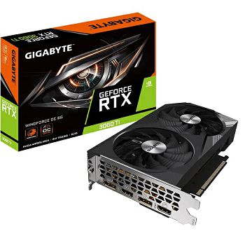 Gigabyte GF RTX3060TI WindForce OC, 8GB GDDR6