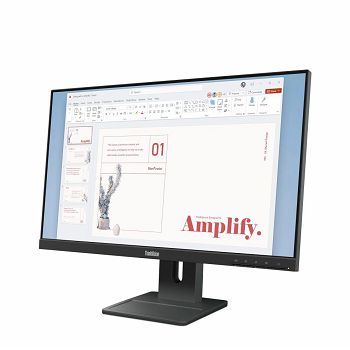 Lenovo E24-40 23.8FHD IPS, VGA, HDMI, DP,  pivot