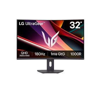 LG 32G600A 31,5" QHD VA, 180Hz, HDMI, HAS, 1000R