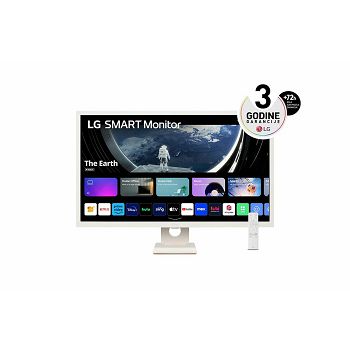 LG 32SR50F-W, 32" Smart monitor, 2xHDMI, zvuč.
