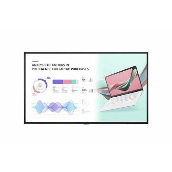 LG 55UH5J, UHD Signage, 500nits, 3xHDMI, DP, RS232