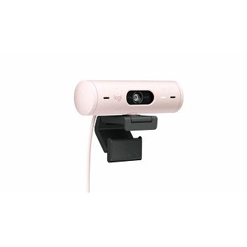 Logitech BRIO 500 web kamera, roza