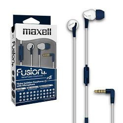Maxell Fusion slušalice, plavo-bijele