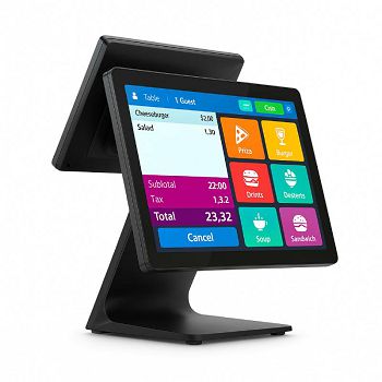 MicroPOS NBP-156, 15,6"+11,6", J4125, 8GB, 256GB,W